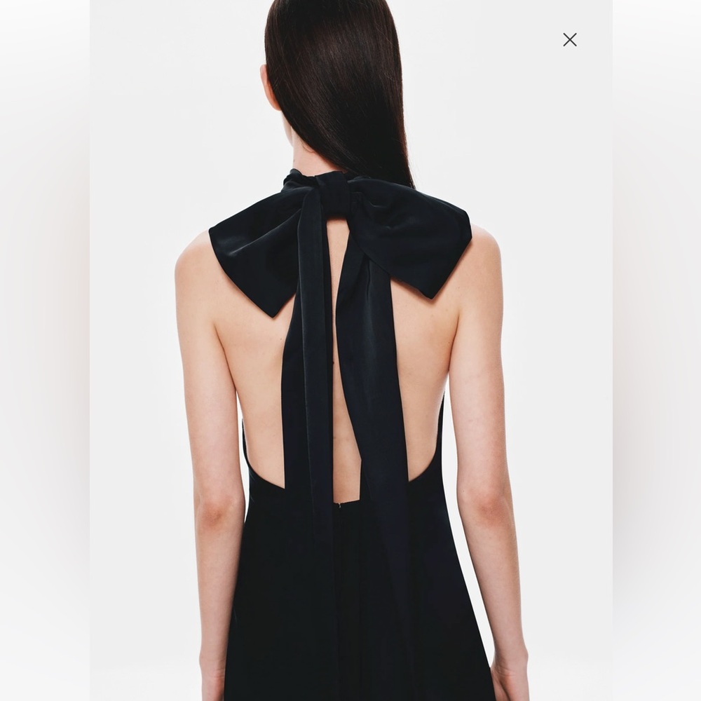 MISHA Evianna Black Evening Gown